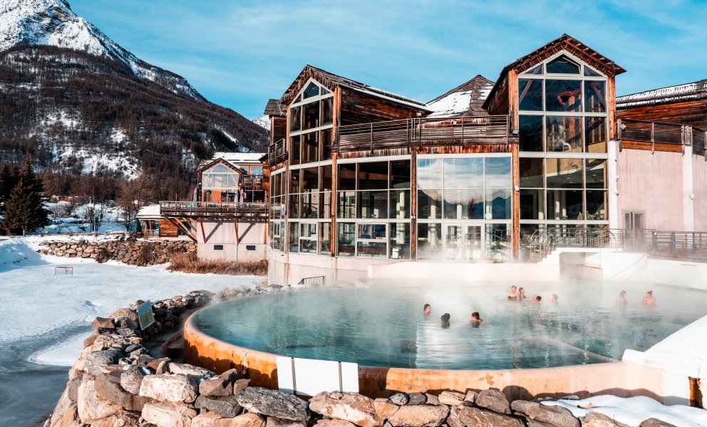 Les Grands Bains sous la neige