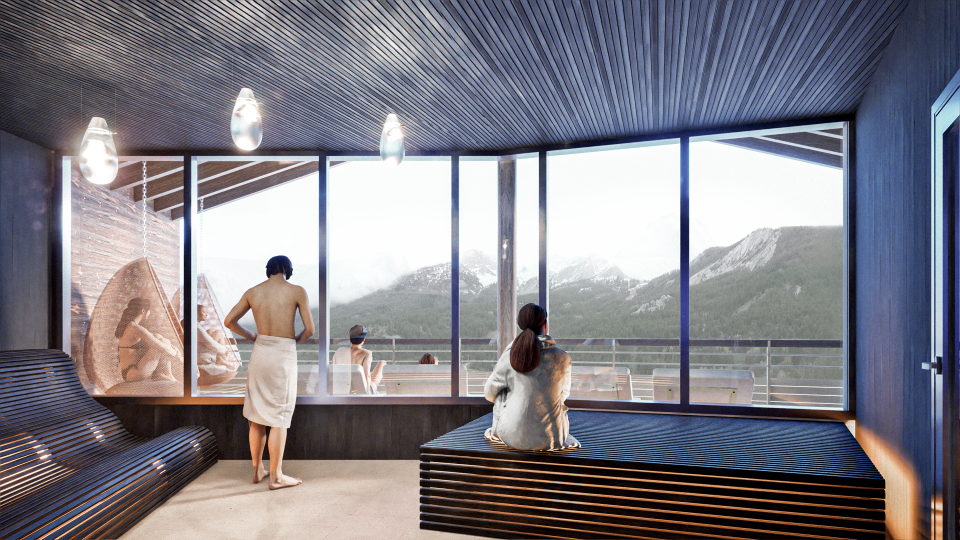 Sauna panoramique